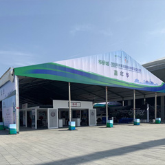 苏州太空架篷房-桁架帐篷出租